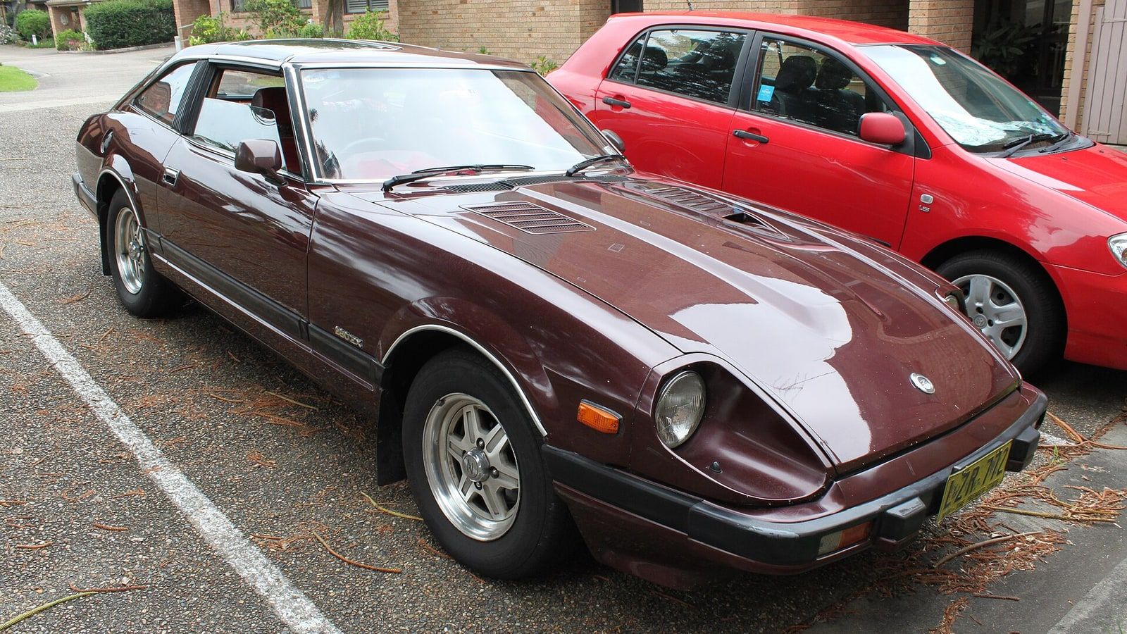 1982 Datsun 280ZX (S130) — brown, front three-quarter view