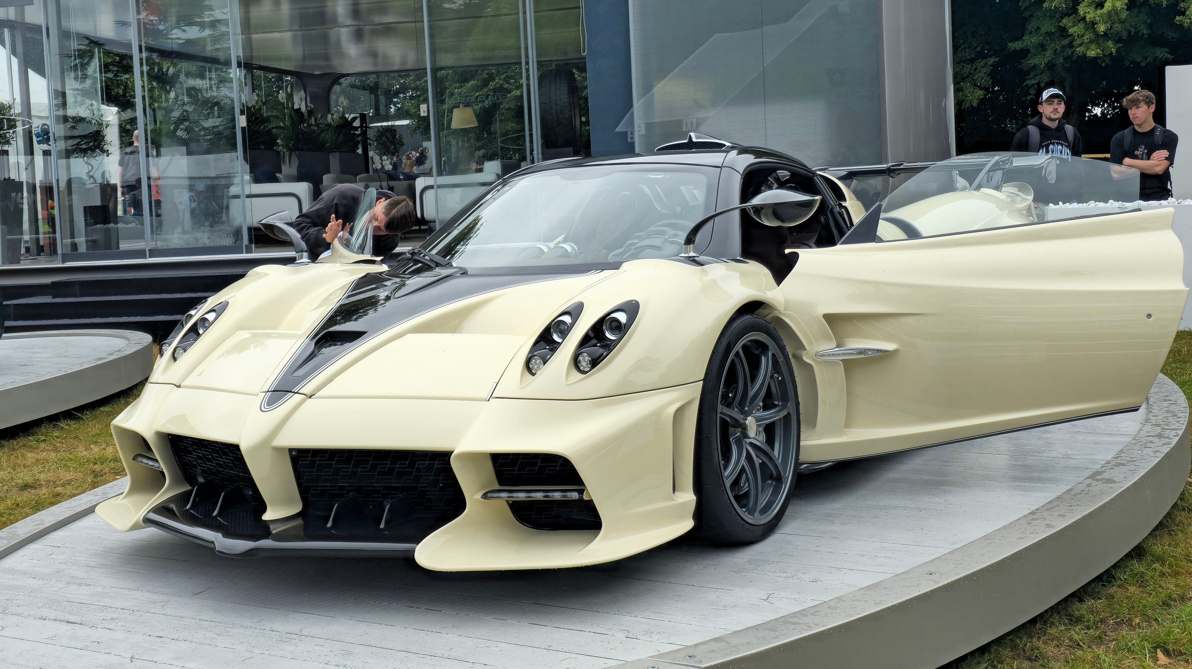 Pagani Huayra Imola, front three-quarter view