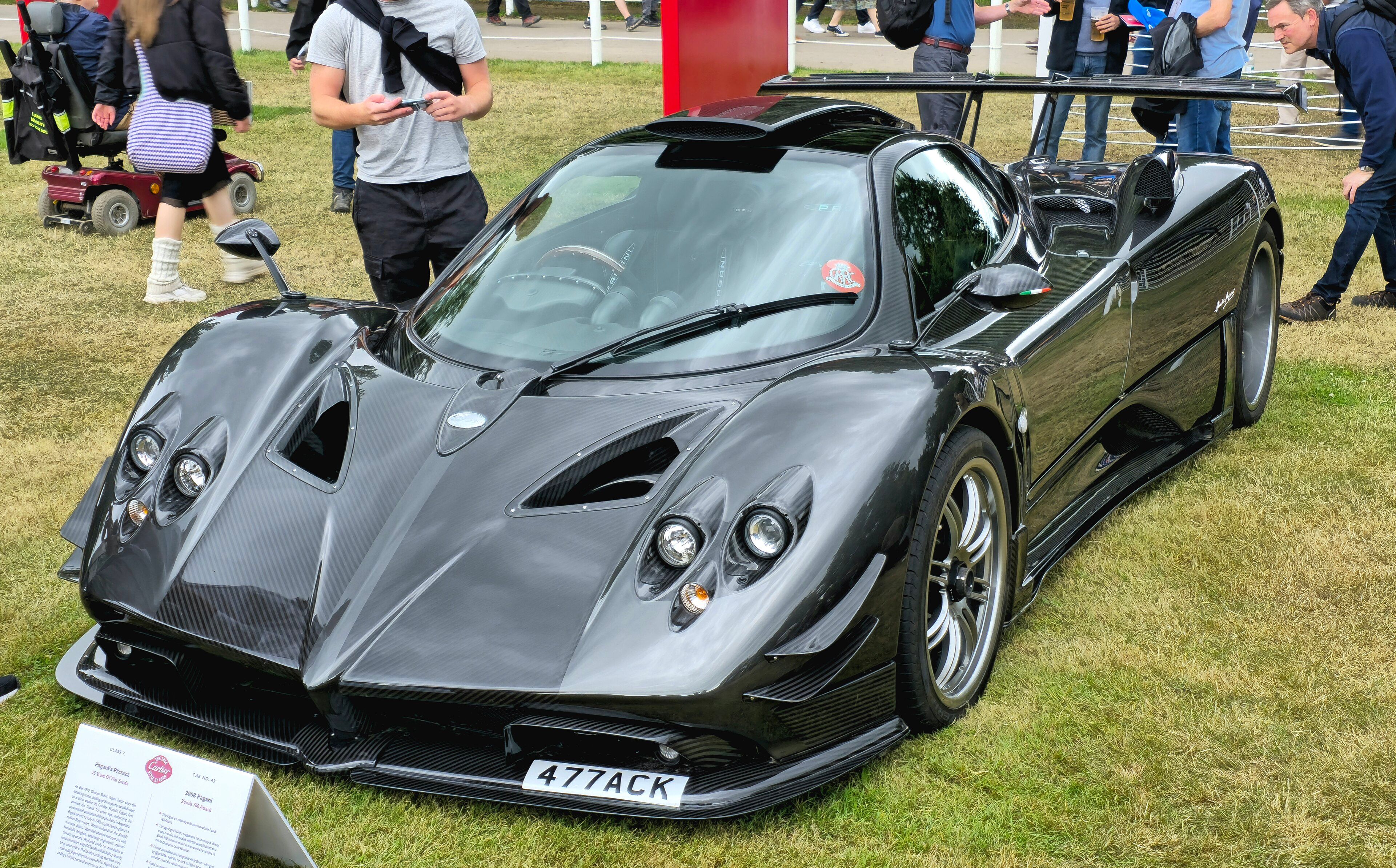 Pagani Zonda 760 Attack, front three-quarter view