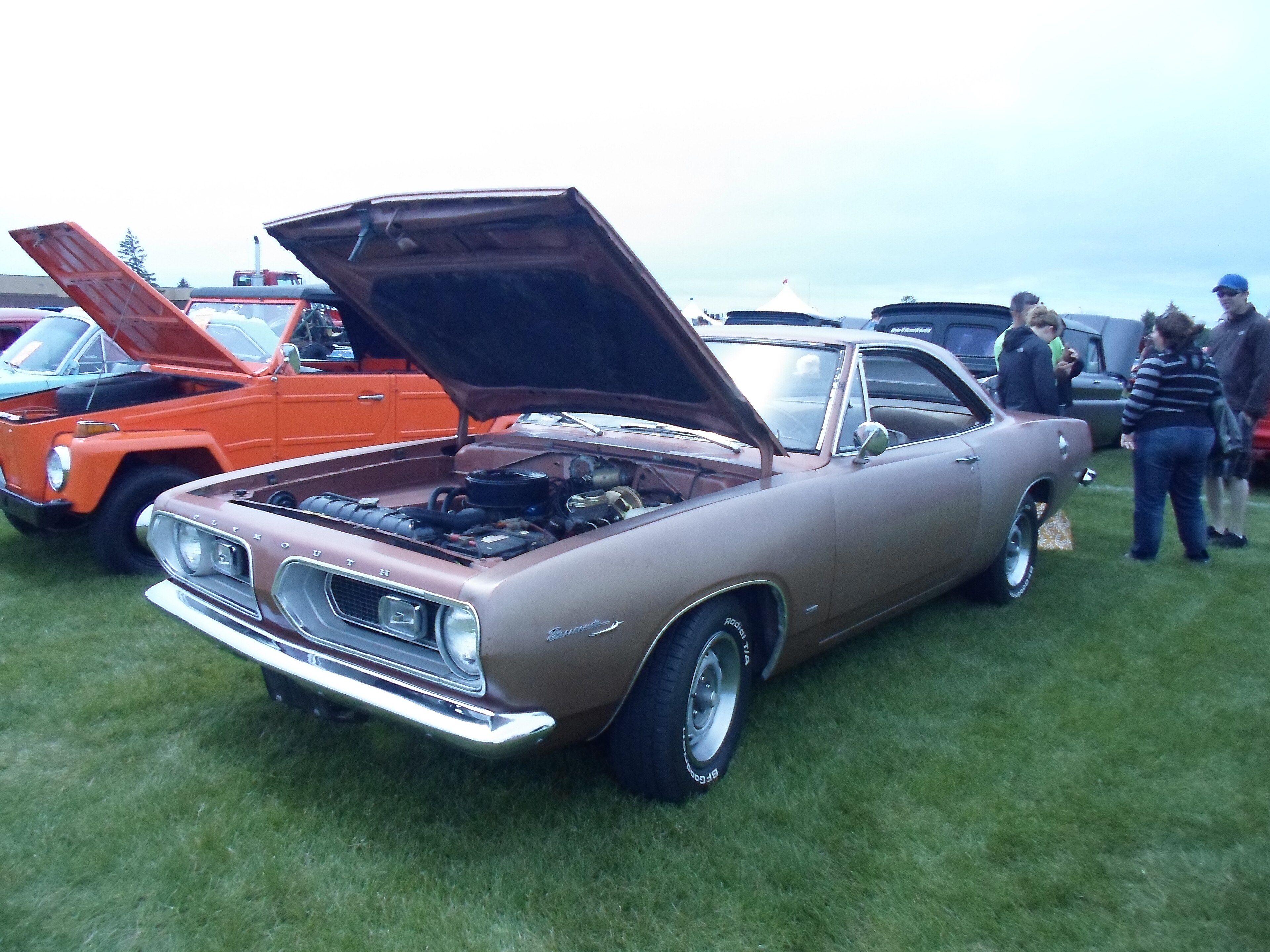 1967 Plymouth Barracuda, front three-quarter view