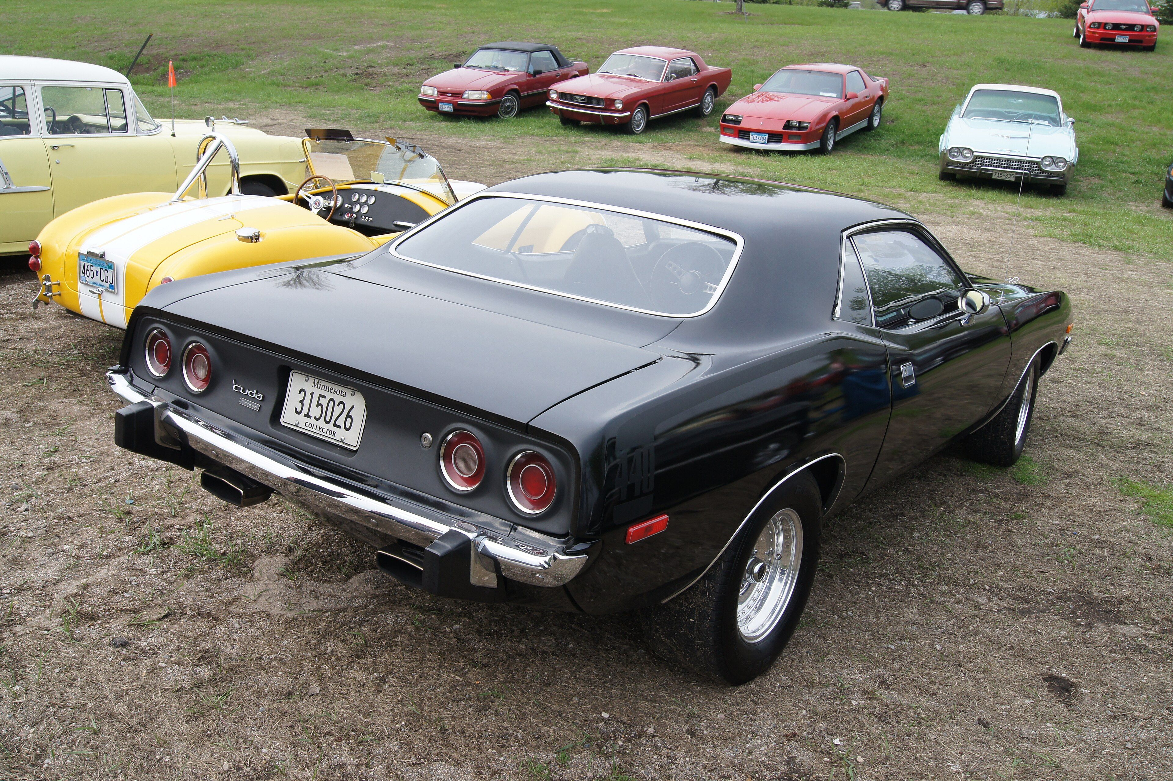1972 Plymouth Barracuda, front three-quarter view