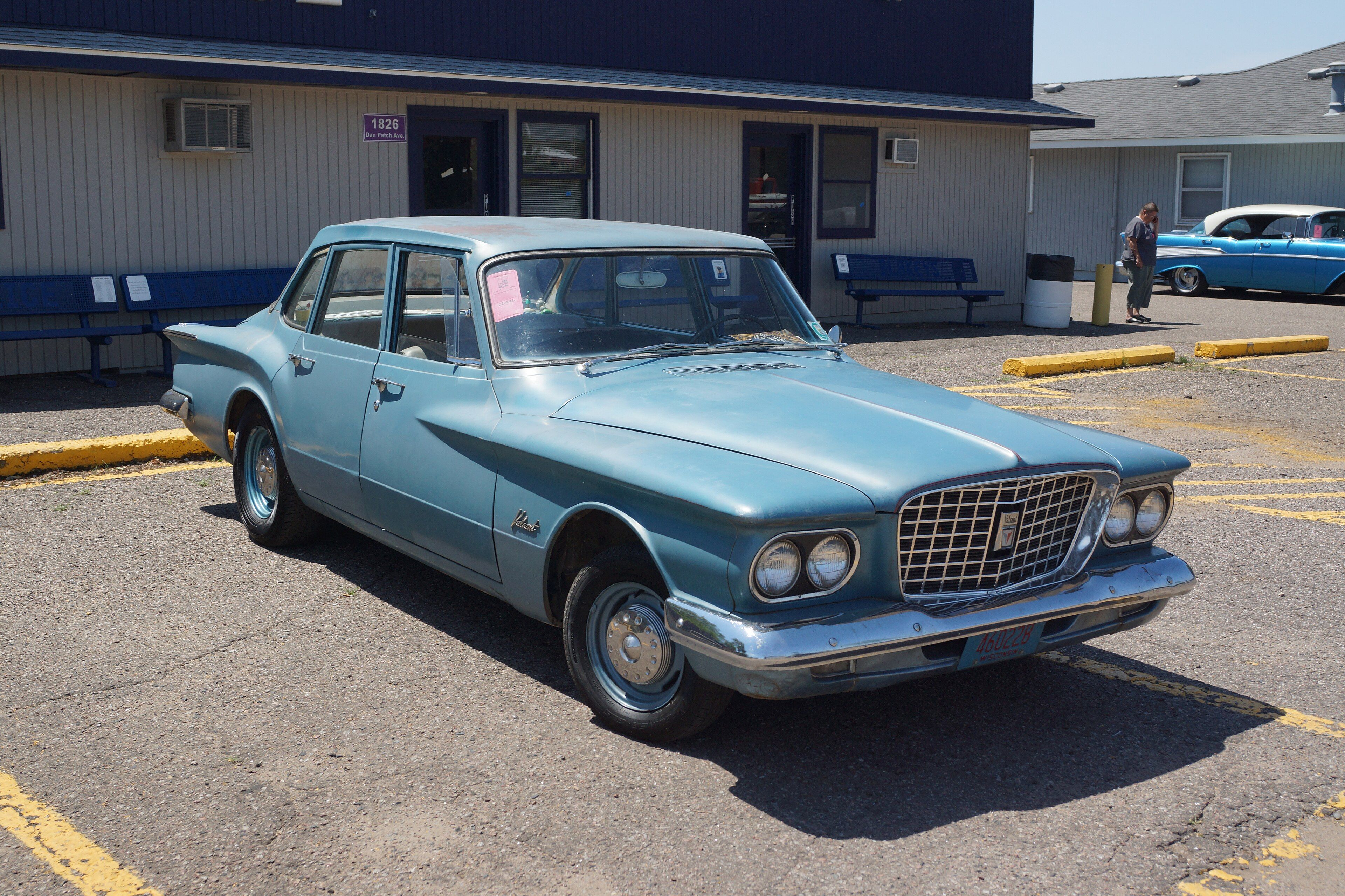 1961 Plymouth Valiant, front three-quarter view