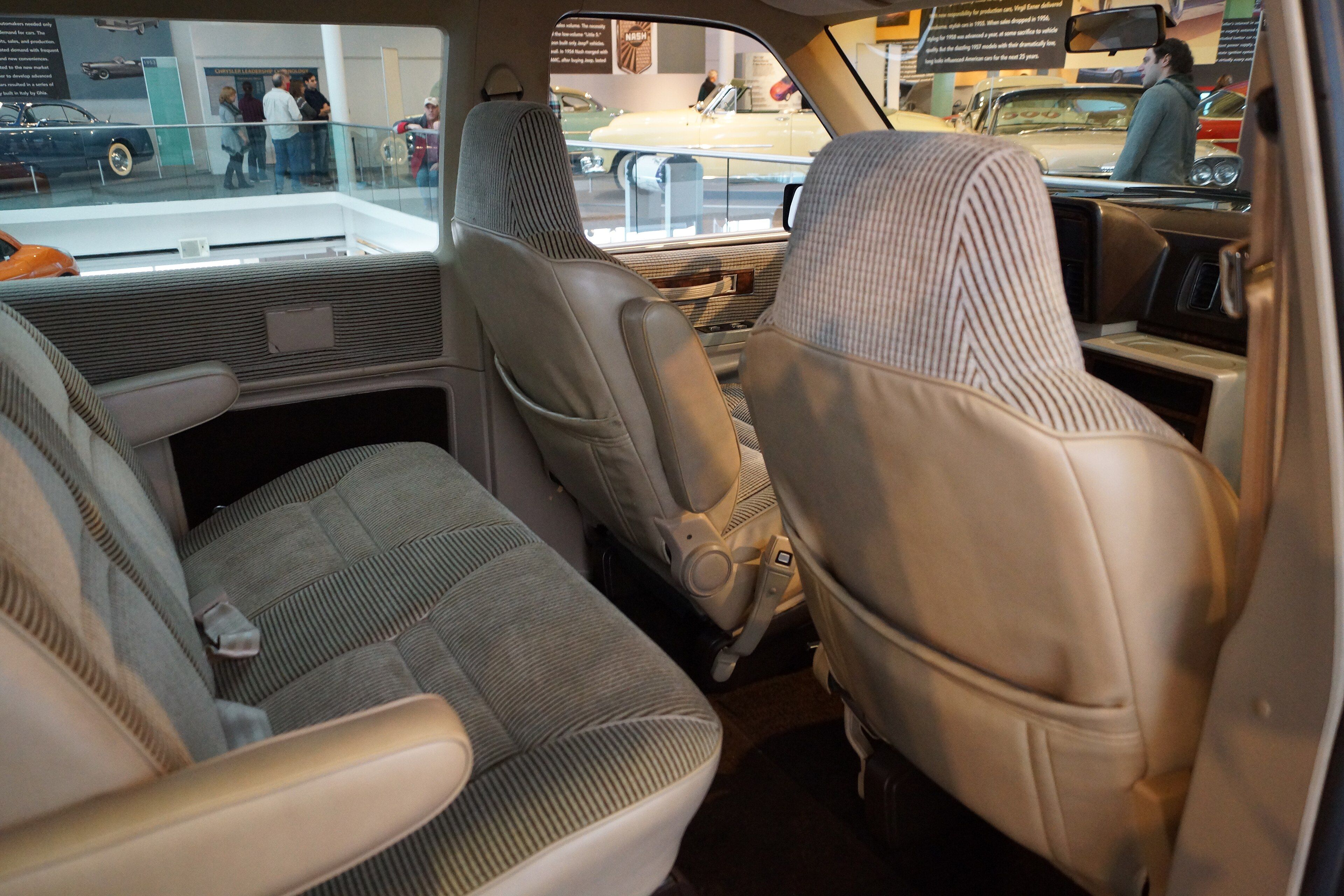 1984 Plymouth Voyager LE minivan, front three-quarter view
