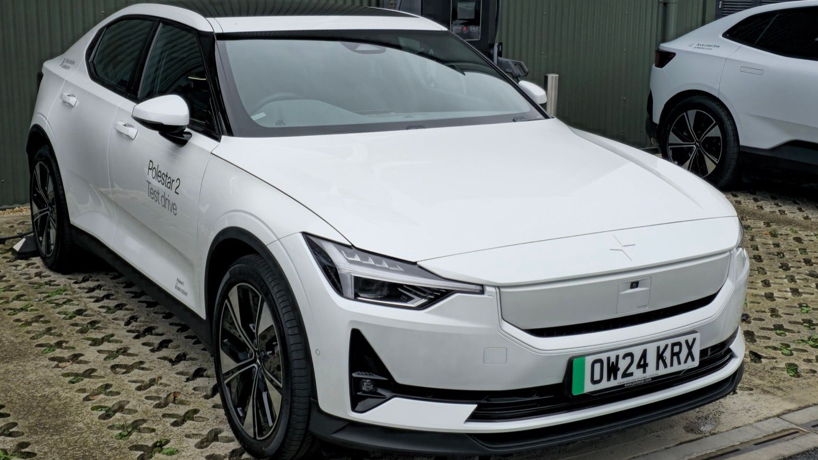 White 2024 Polestar 2 Plus RWD, front three-quarter view