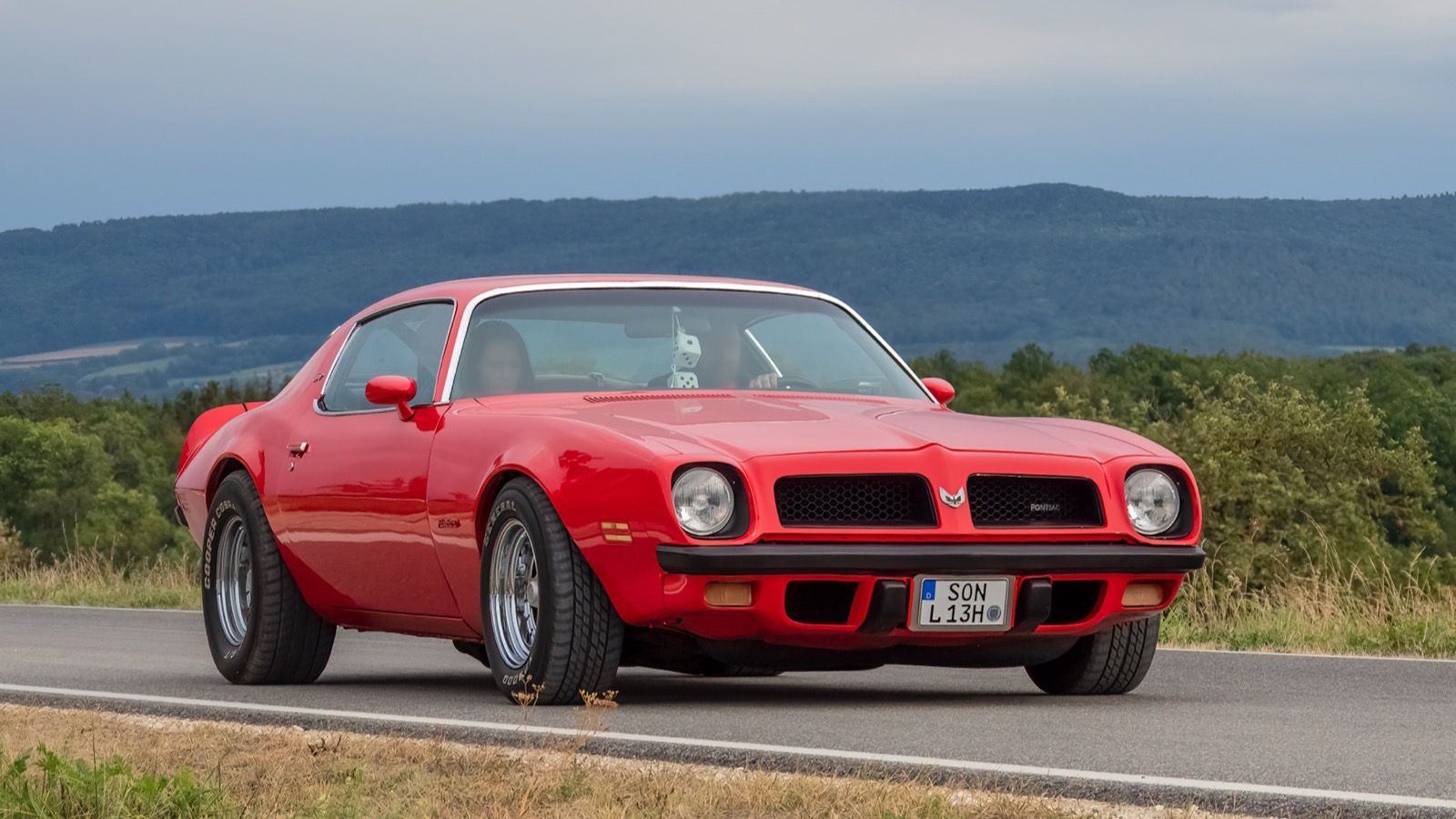 1974 Pontiac Firebird, second generation — front three-quarter view