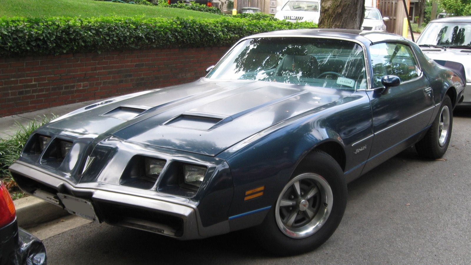 1979 Pontiac Firebird, second generation — front three-quarter view