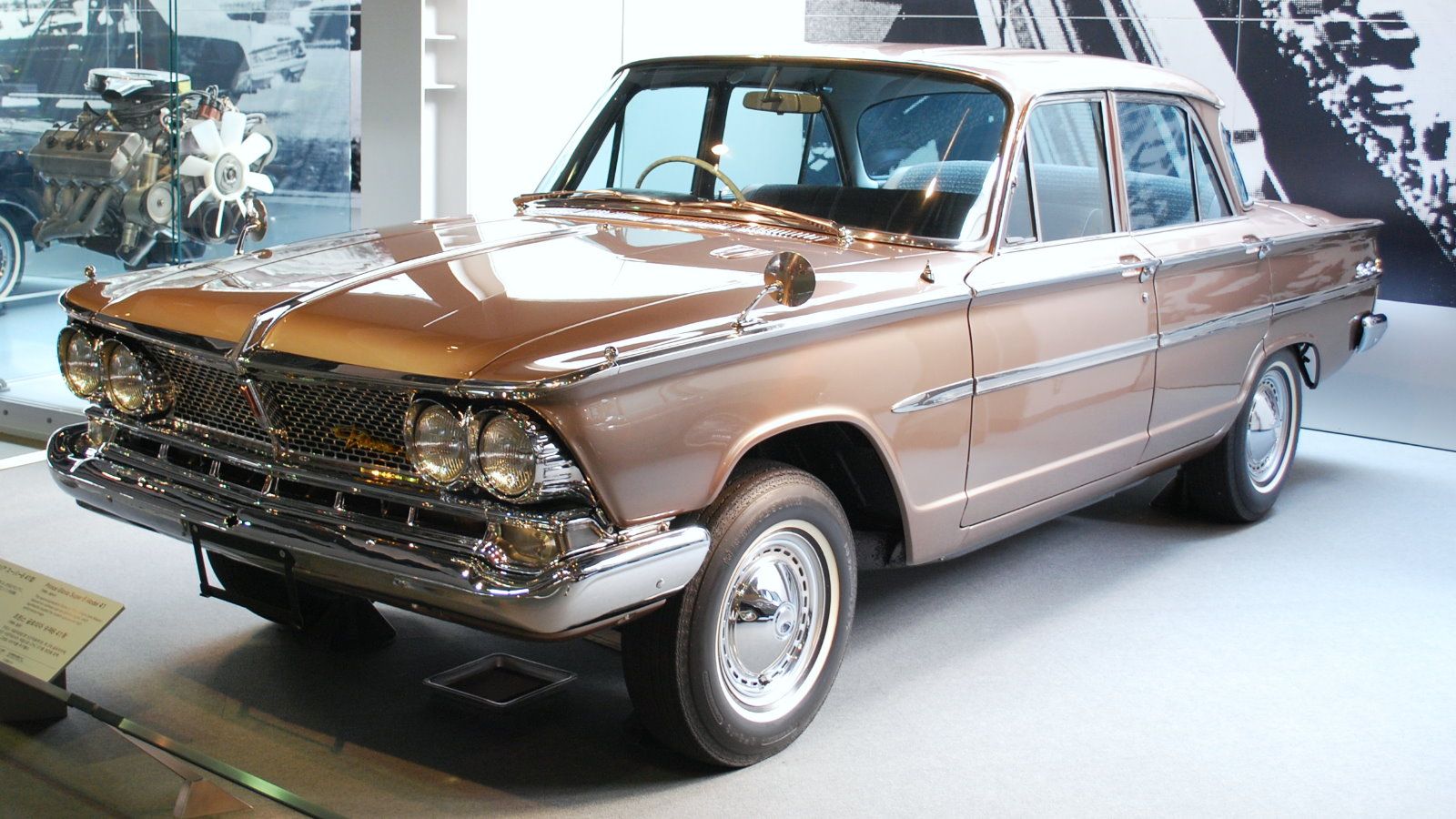 1963 Prince Gloria S4-series luxury sedan, front three-quarter view