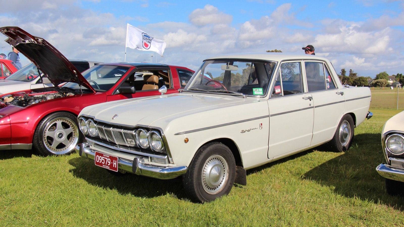 1965 Prince Skyline S54 2000GT sedan, front three-quarter view