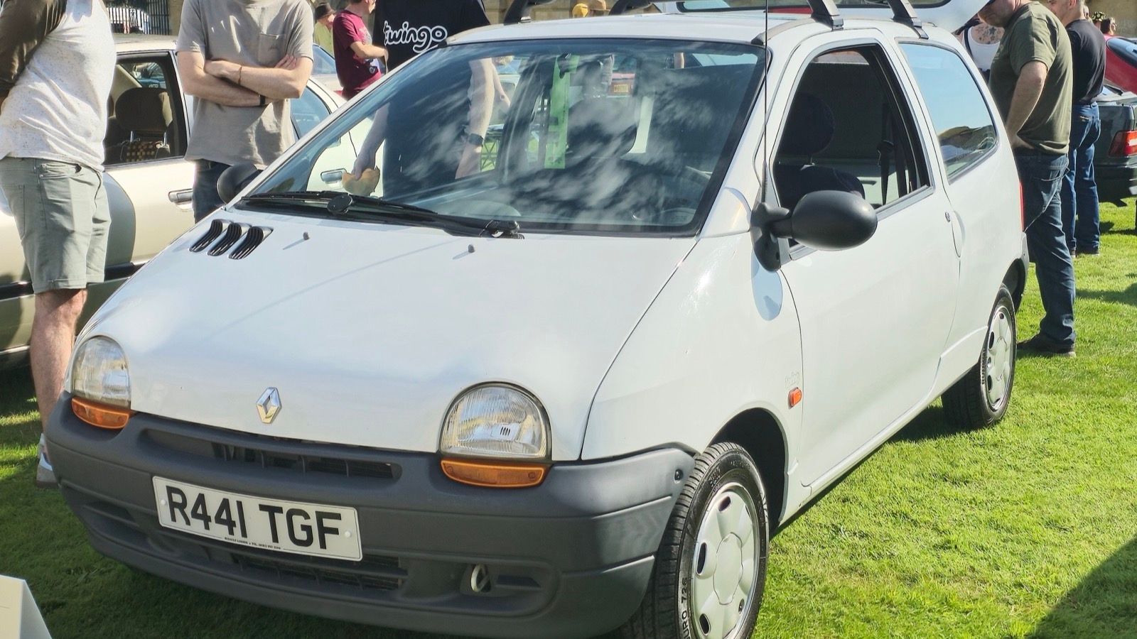 1997 first-generation Renault Twingo city car, front three-quarter view
