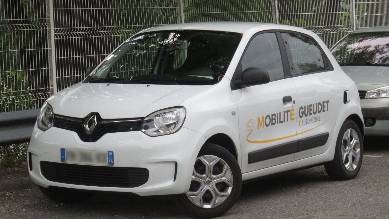2021 third-generation Renault Twingo city car, front three-quarter view