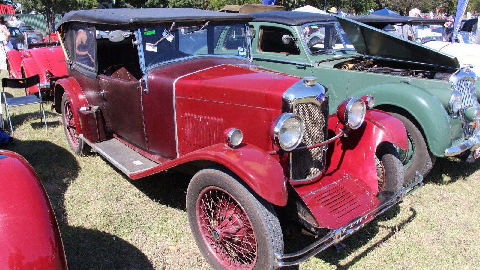 1930 Riley Nine tourer, front three-quarter view