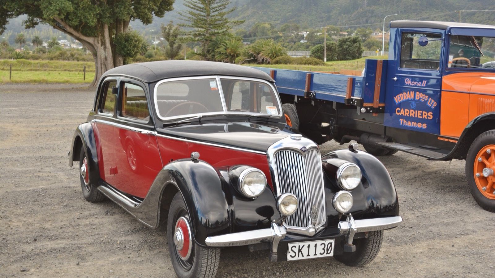 1949 Riley RMA 1½-litre saloon, front three-quarter view