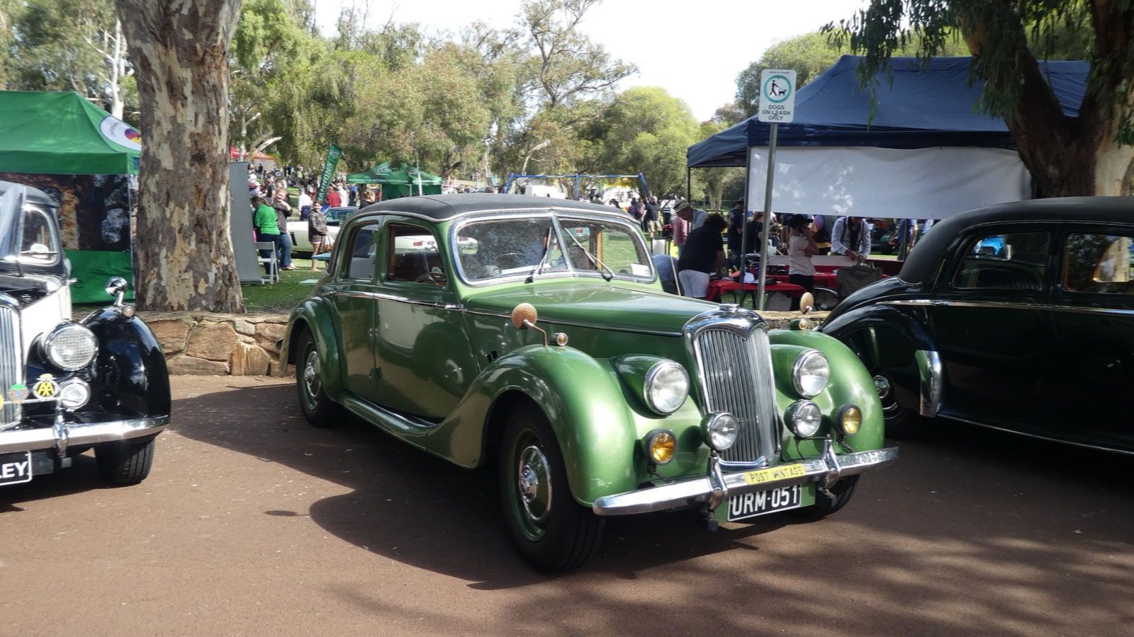 1951 Riley RMA 1½-litre saloon, front three-quarter view