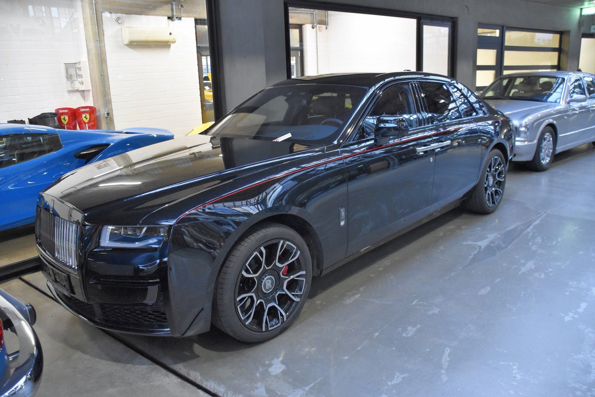 2021 Rolls-Royce Ghost, front three-quarter view