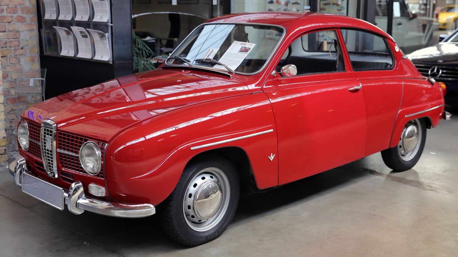 1967 Saab 96 V4, front left