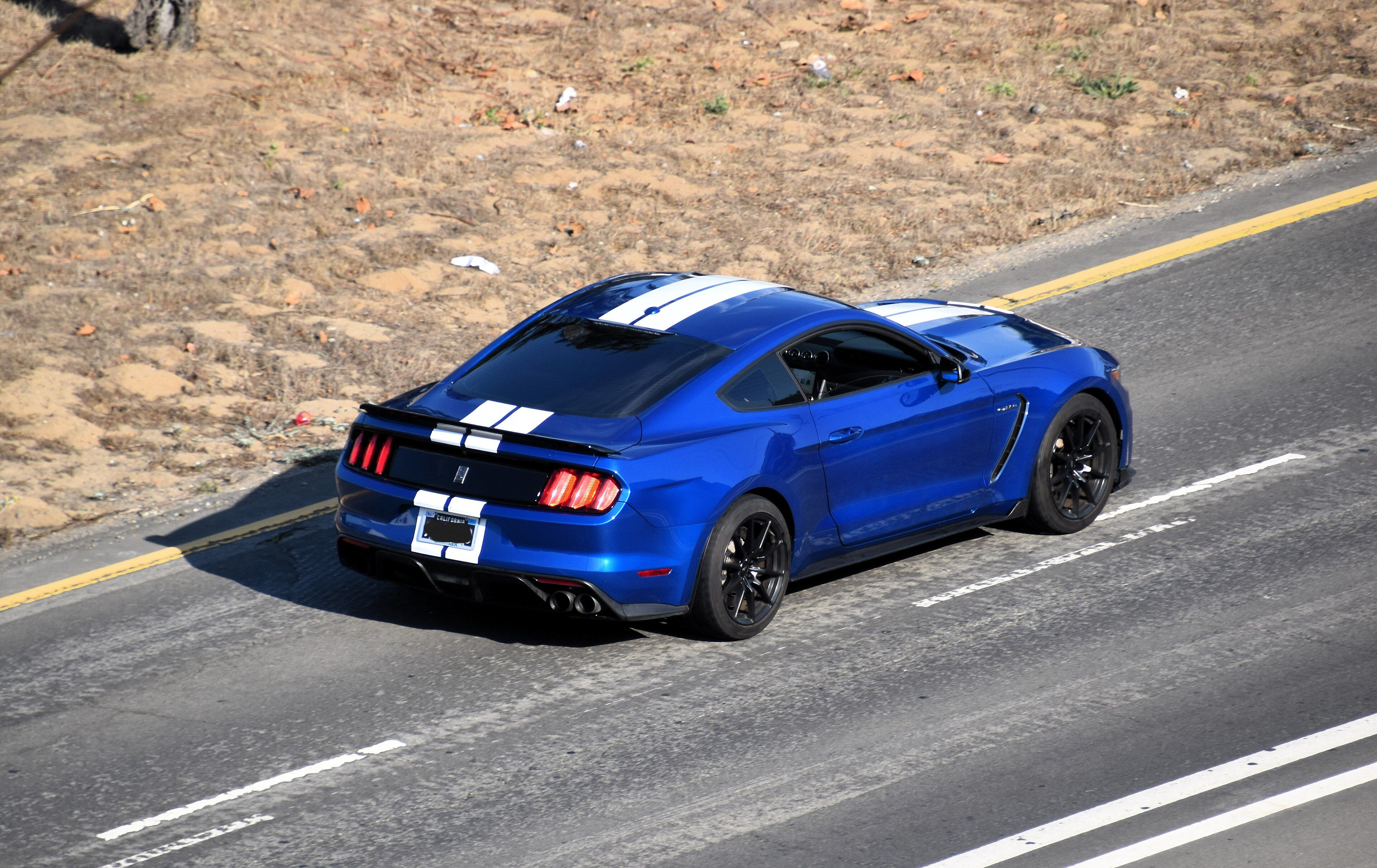 2017 Ford Mustang Shelby GT350, front three-quarter view