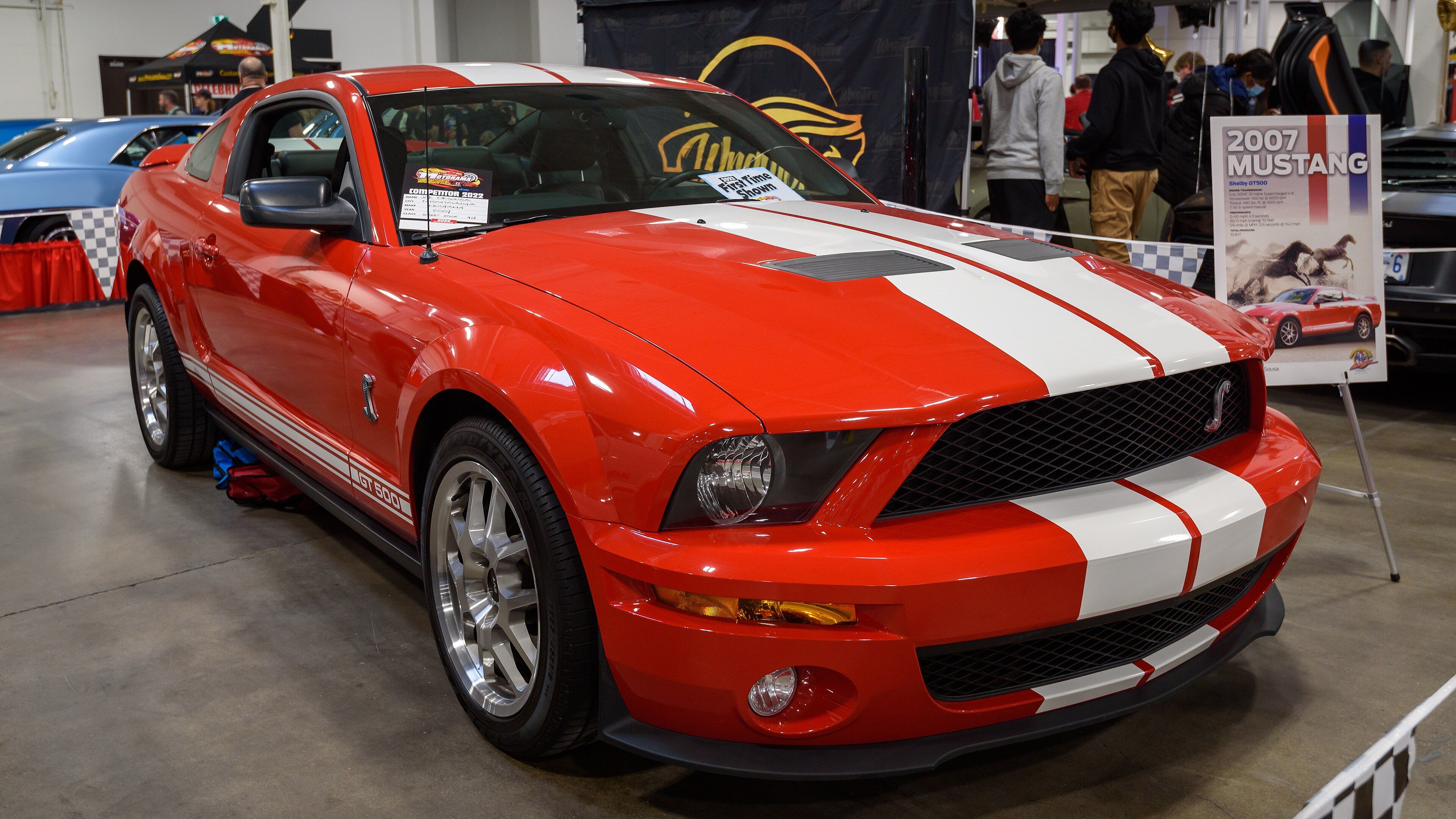 2007 Ford Shelby GT500, front three-quarter view
