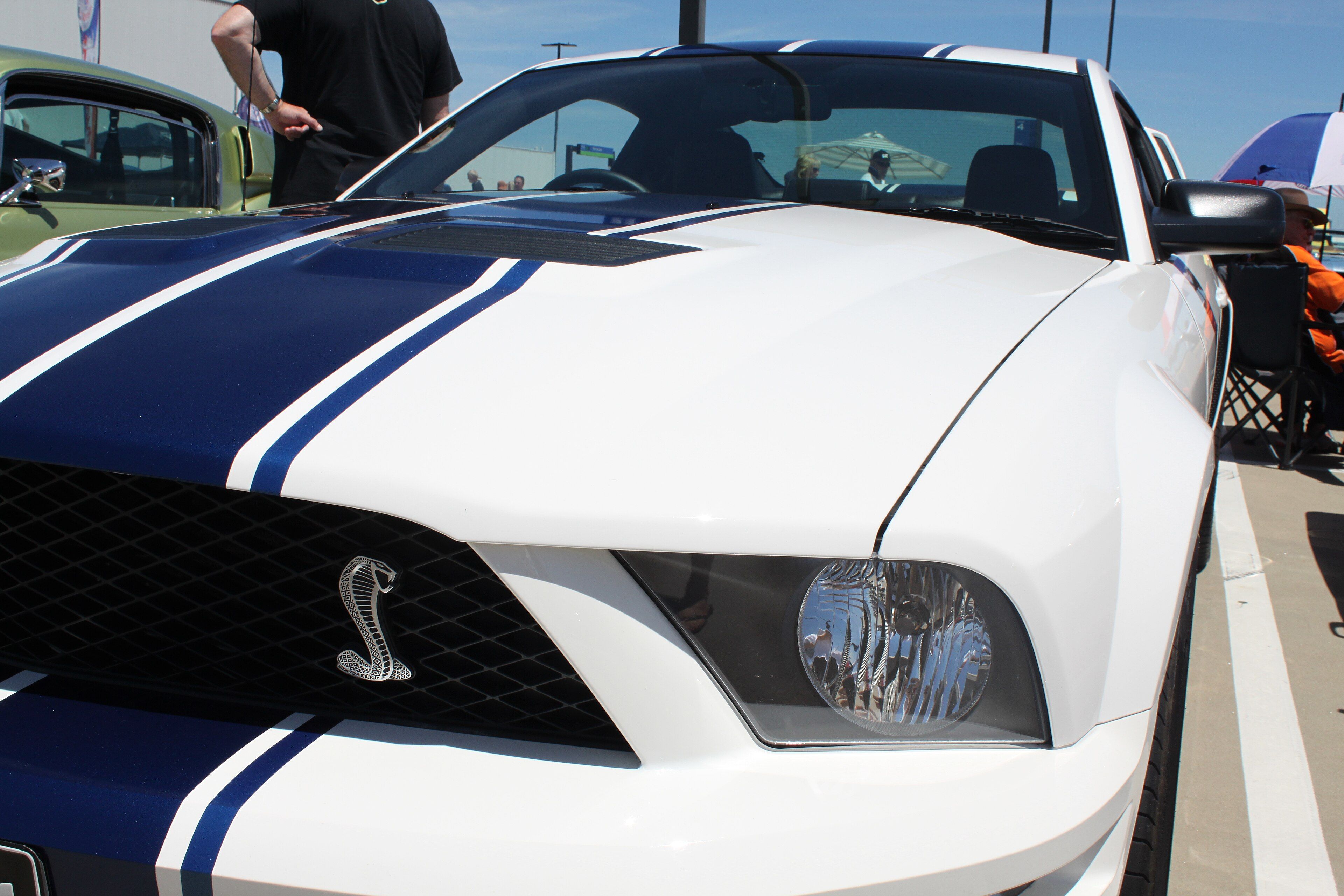 2008 Ford Mustang Shelby GT500, front three-quarter view