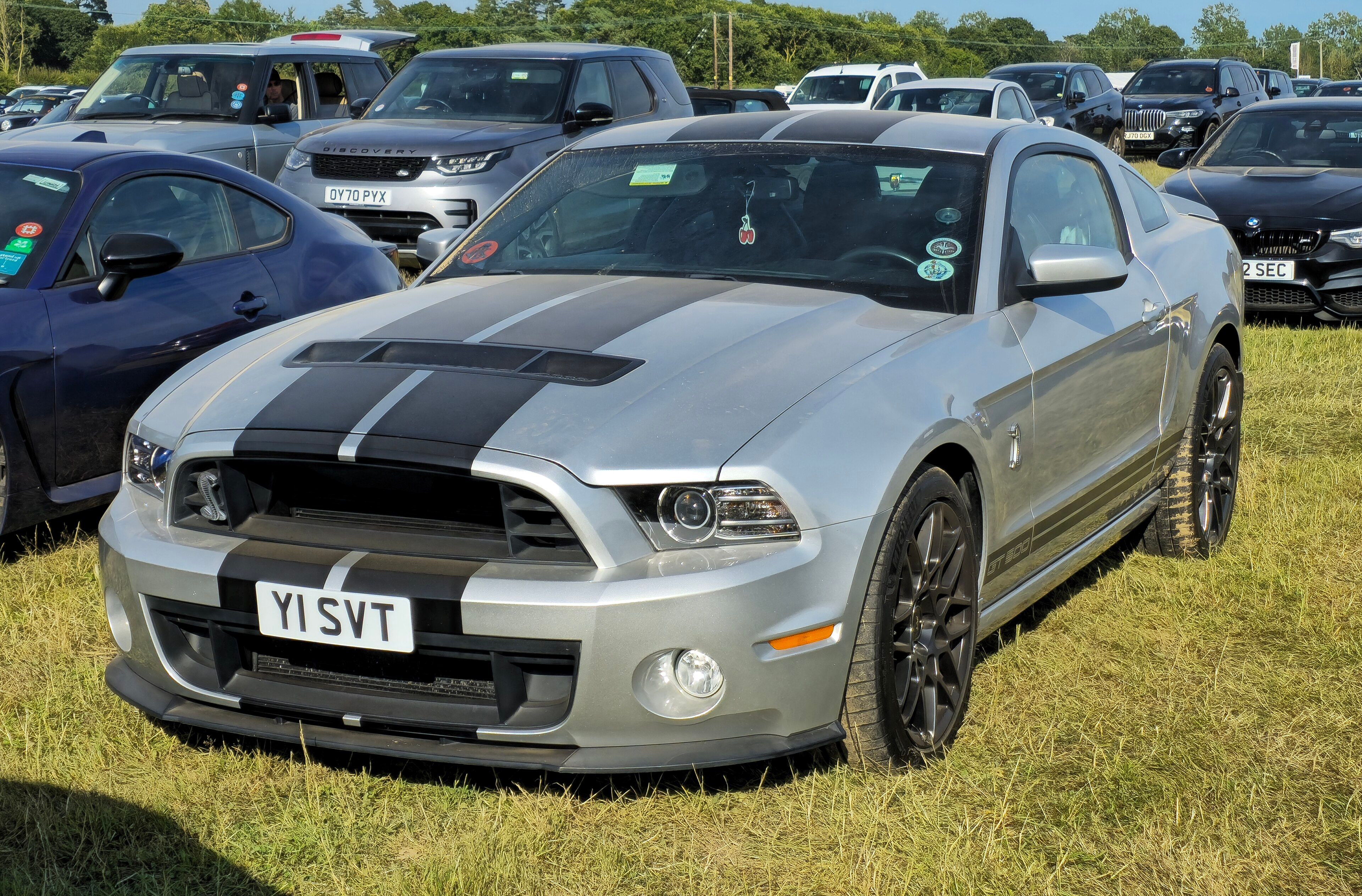 2013 Ford Mustang Shelby GT500, front three-quarter view