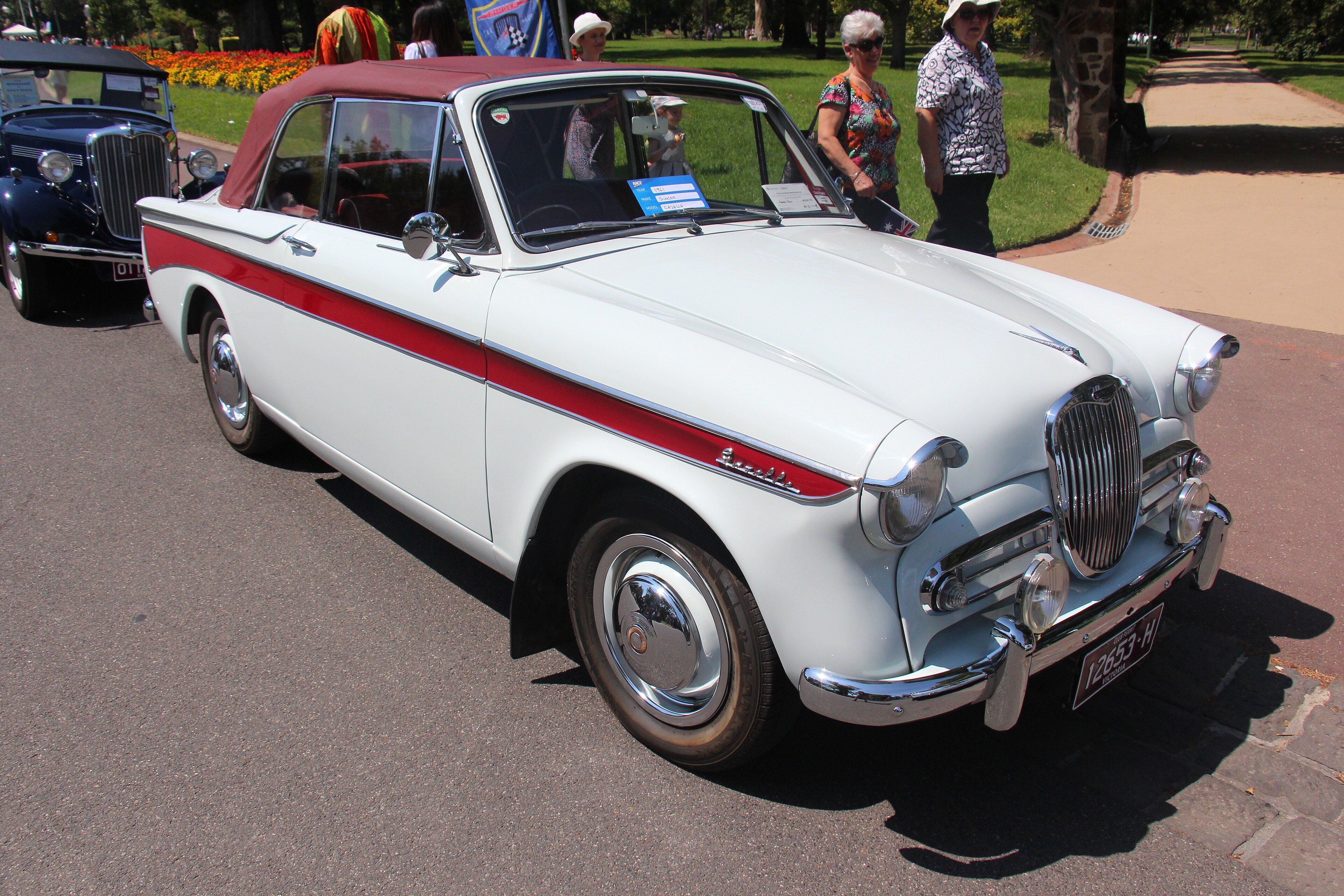 1961 Singer Gazelle Series IIIC saloon, front three-quarter view
