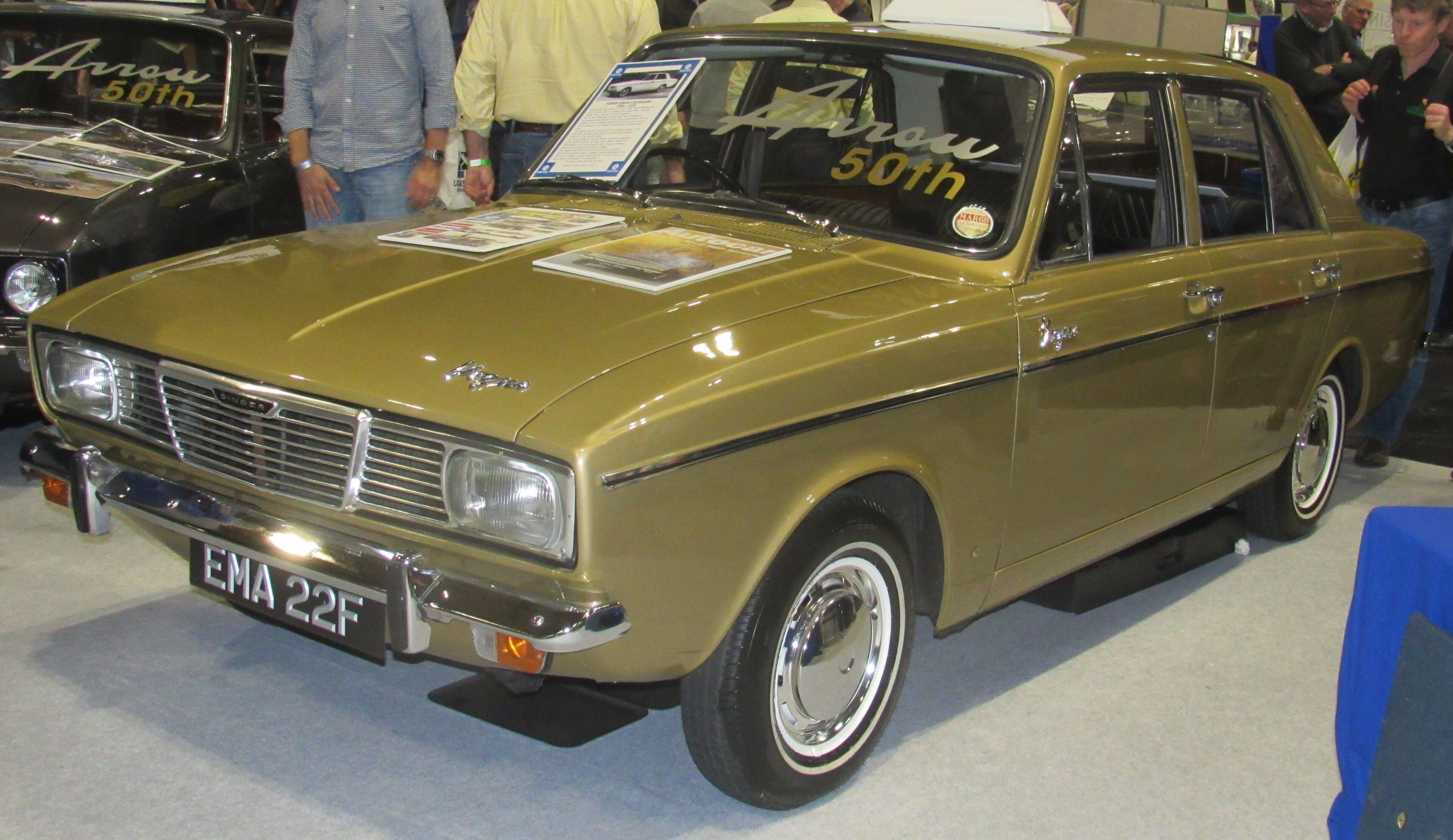 1968 Singer New Vogue saloon, front three-quarter view