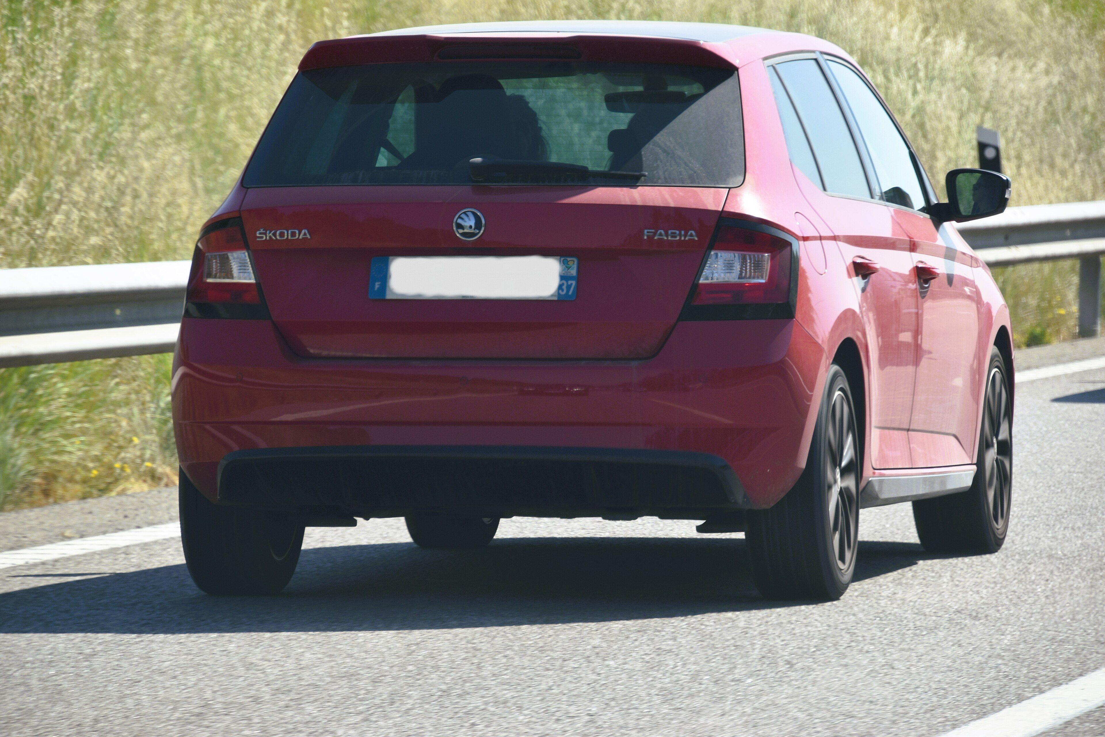 2017 Škoda Fabia III hatchback, front three-quarter view