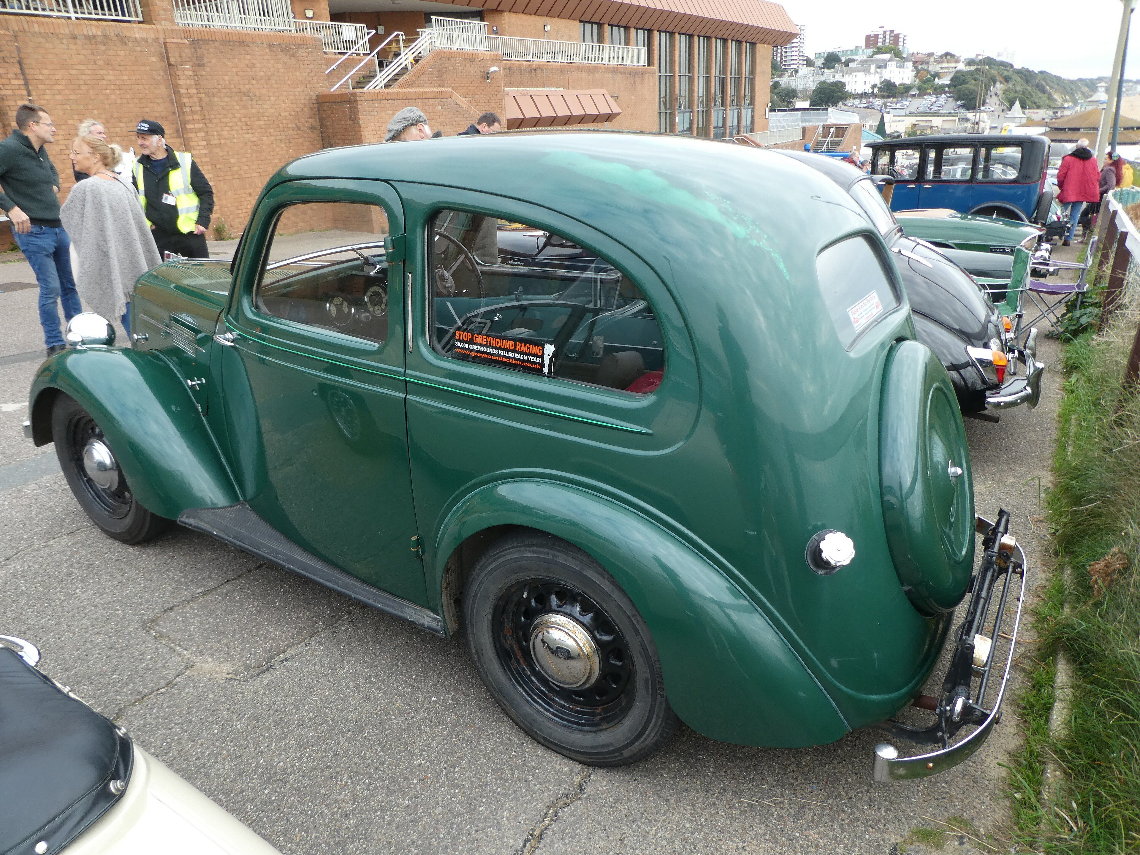1939 Standard Flying Nine saloon, front three-quarter view