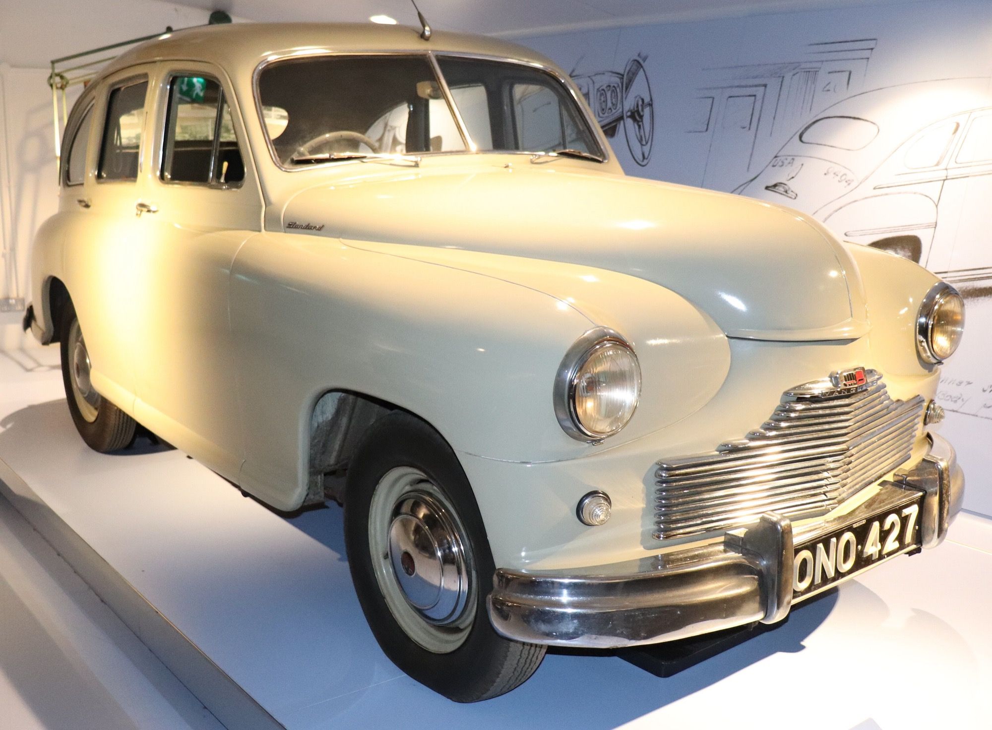 1948 Standard Vanguard Phase I saloon, front view