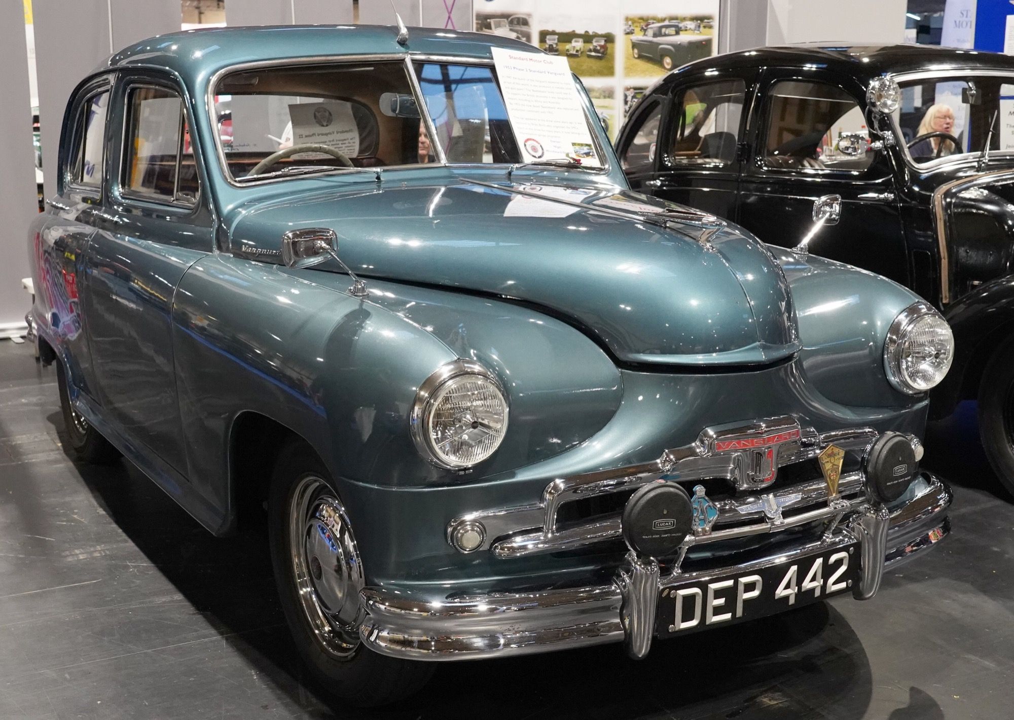 1953 Standard Vanguard Phase II saloon, front three-quarter view