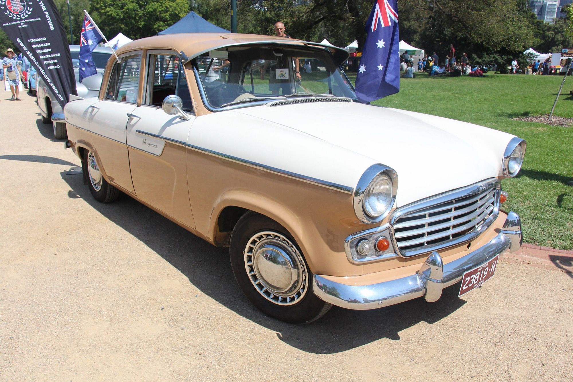 1958 Standard Vanguard Phase III Vignale saloon, front three-quarter view