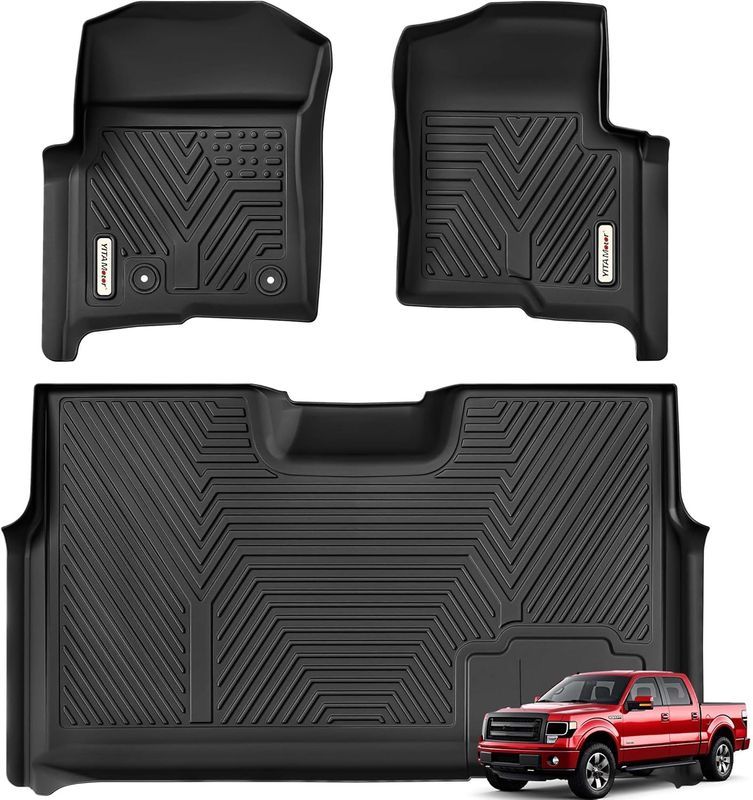 All-weather floor liners for Ford F-150