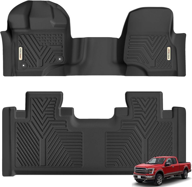 All-weather floor liners for Ford F-150
