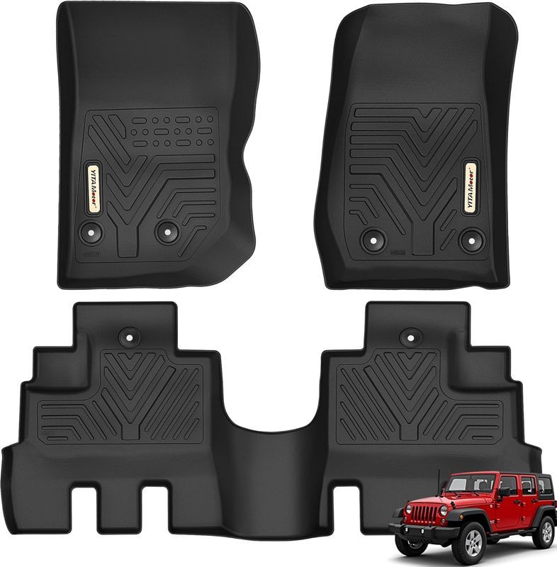 All-weather floor liners for Jeep Wrangler