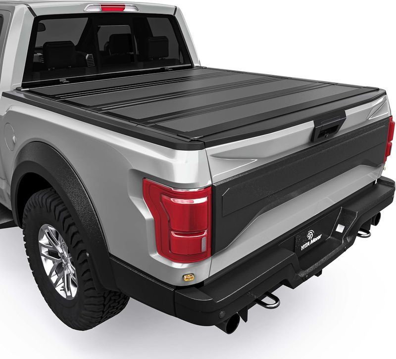 Hard Quad-Fold tonneau cover for Ford F-150