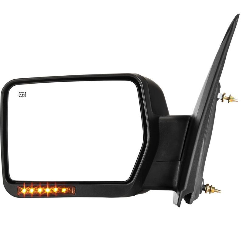 Door Mirror Compatible with 2007-2014 Ford F-150 series truck, Left Driv for Ford F-150