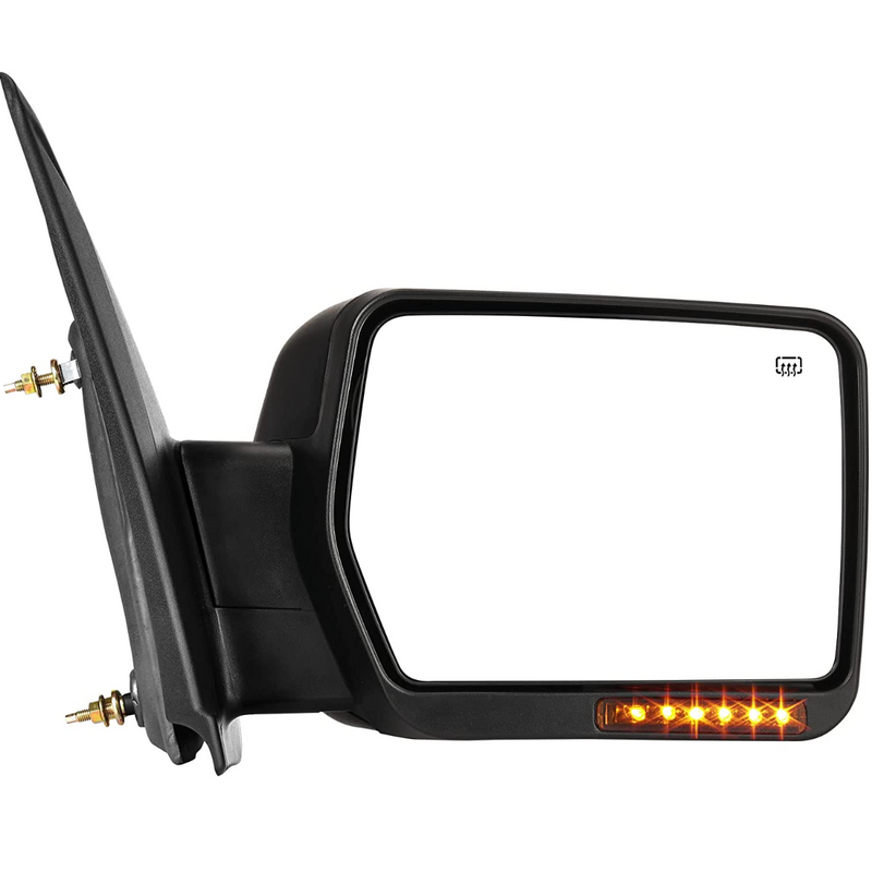 2007-2014 Ford F150, Right Passenger Side Mirror with Turn Signal Puddle for Ford F-150