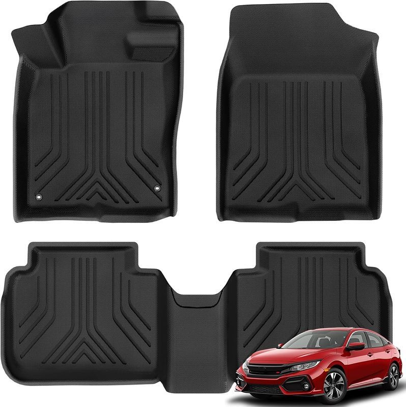 All-weather floor liners for Honda Civic