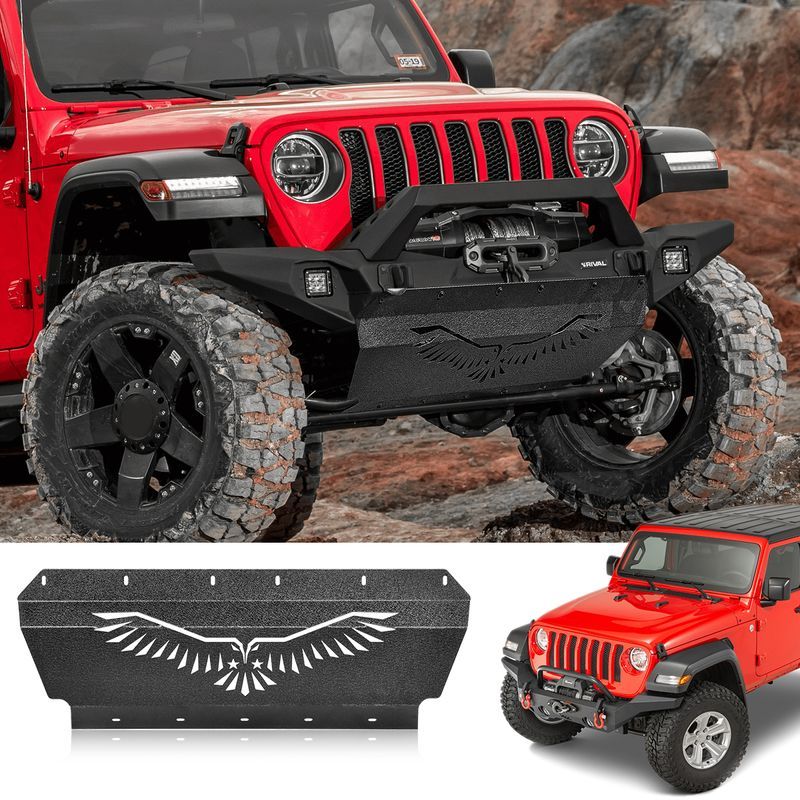 Front Skid Plate Compatible for Jeep Wrangler