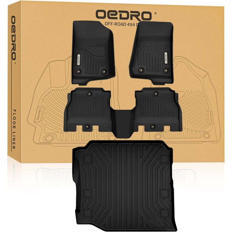 All-weather floor liners for Jeep Wrangler