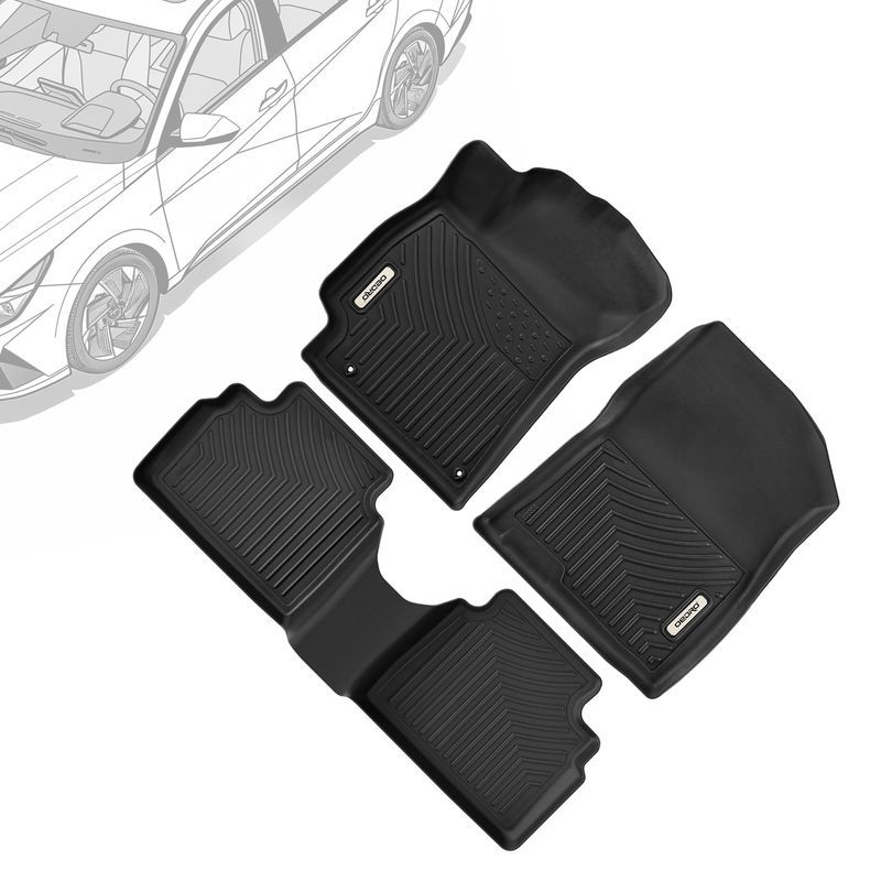 All-weather floor liners for Hyundai Elantra