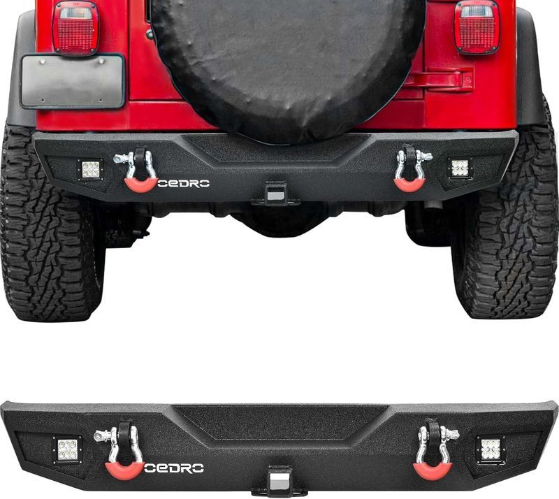 Rear bumper for Jeep Wrangler