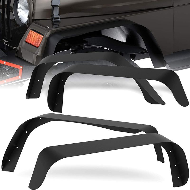 Flat Fender Flares for Jeep Wrangler