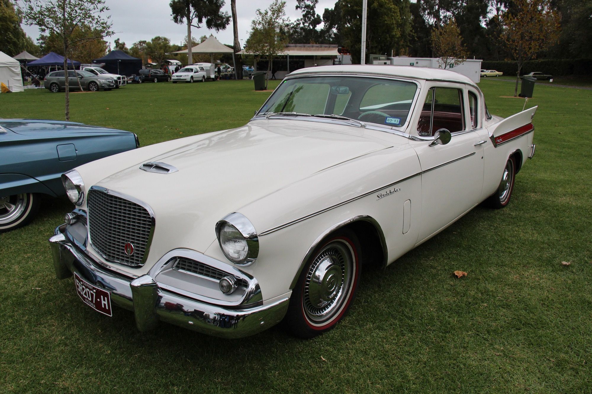 1961 Studebaker Hawk coupe, front three-quarter view