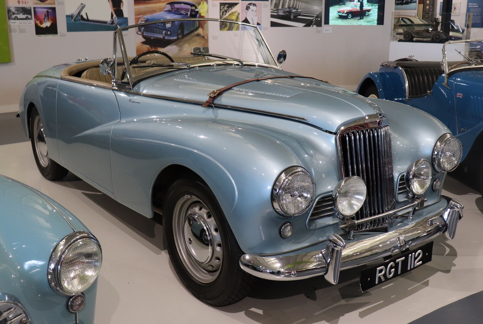 1953 Sunbeam Alpine Mark I roadster, front view
