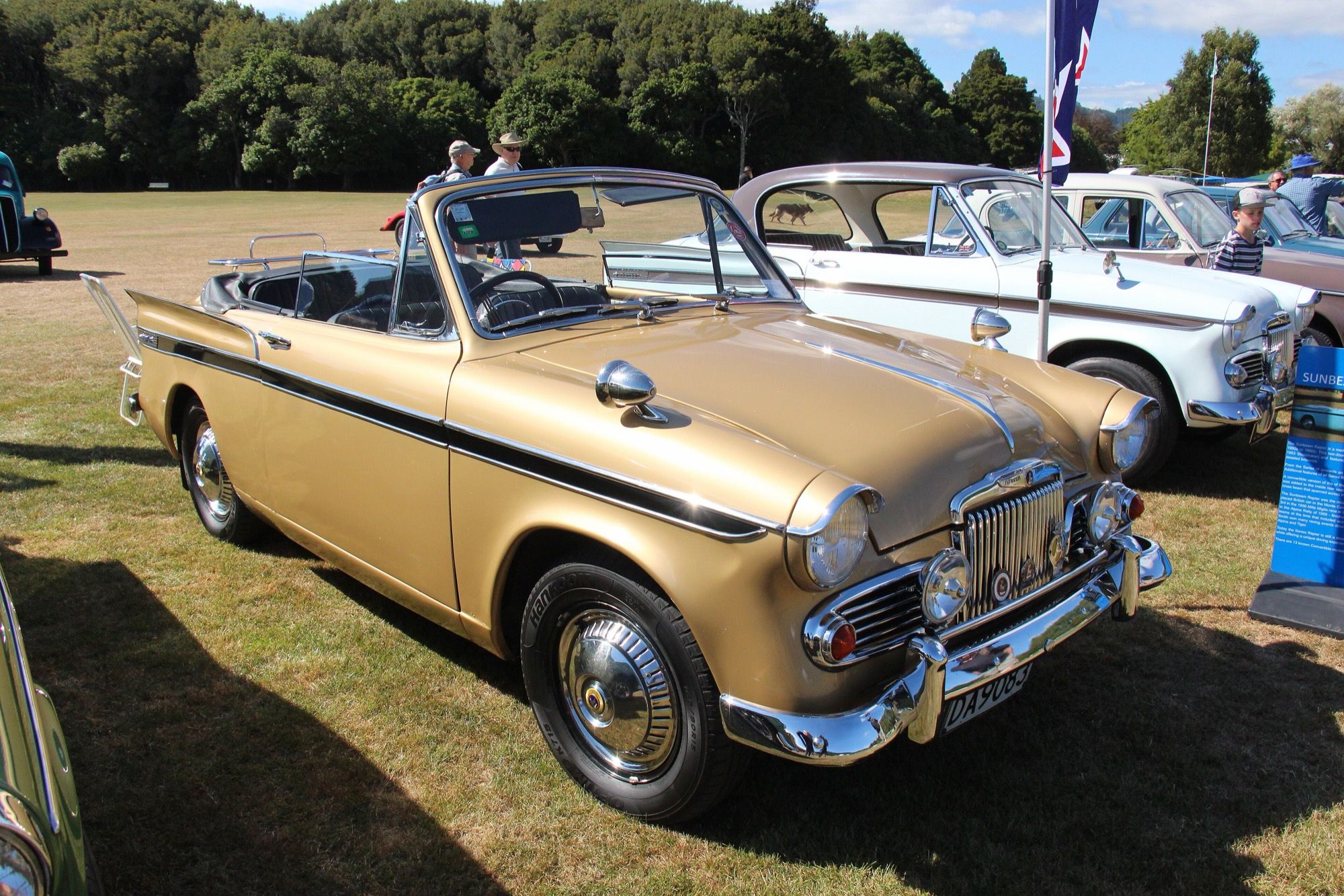 1960 Sunbeam Rapier Series III convertible, front three-quarter view