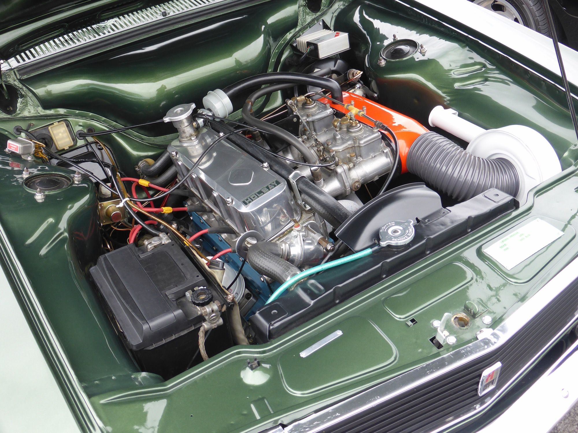 1971 Sunbeam Rapier H120 fastback coupe, front three-quarter view