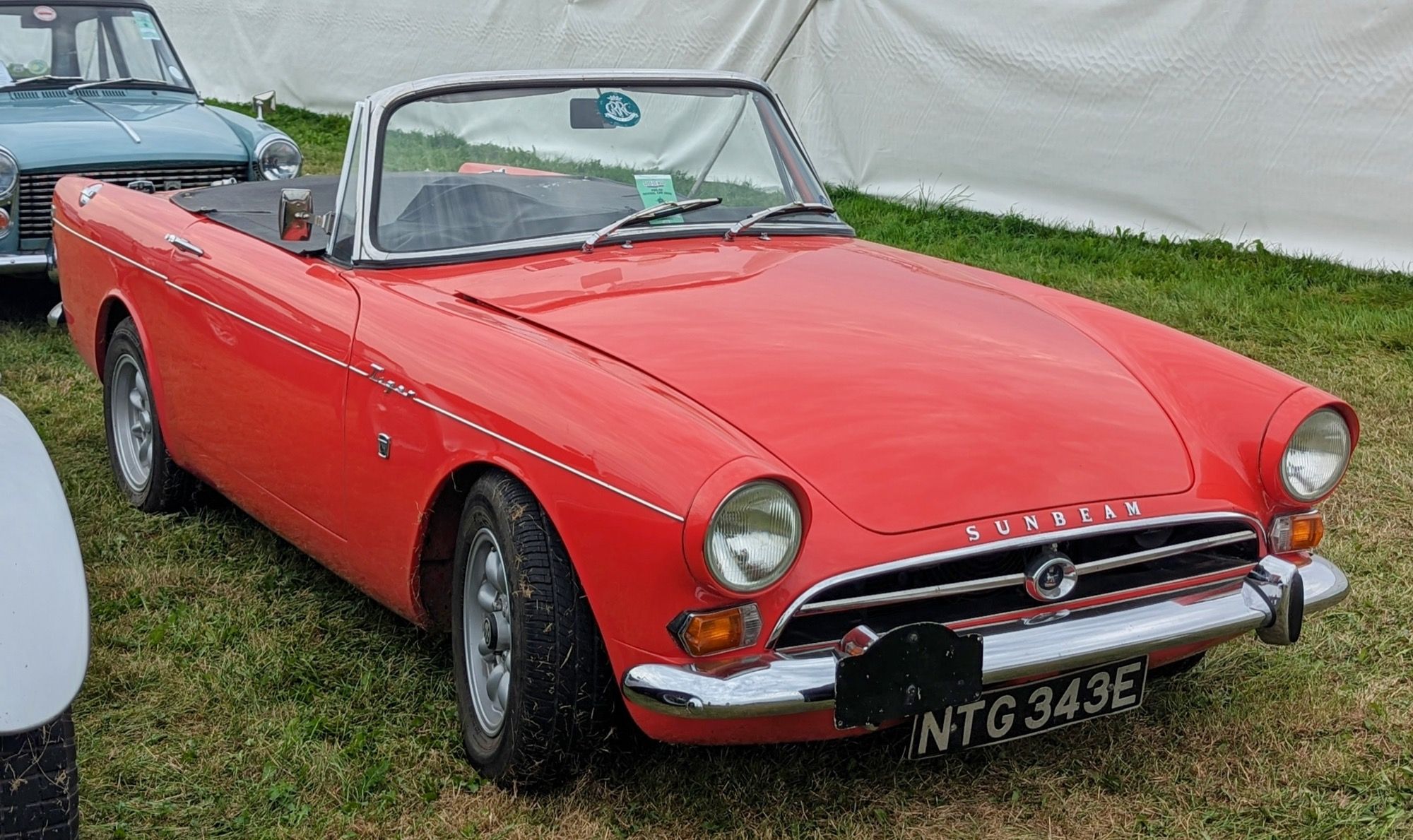 1967 Sunbeam Tiger roadster, front three-quarter view