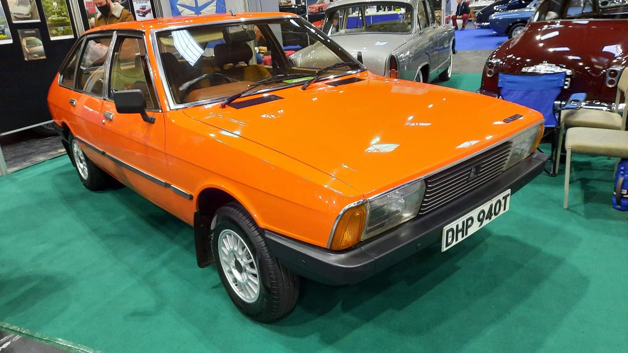 Orange 1979 Chrysler Alpine 1.3 LS, front three-quarter view