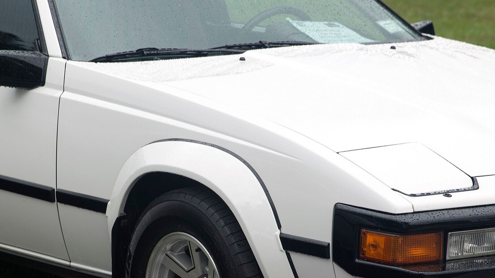 1985 Toyota Supra P-type in Super White, second generation — coupe, front three-quarter view