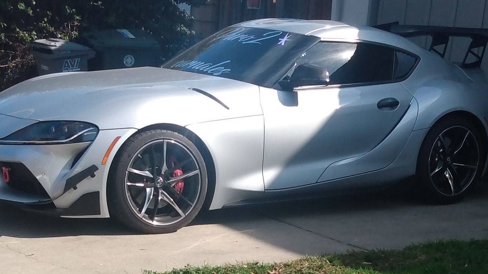 2021 Toyota GR Supra 3.0 Premium, fifth generation — coupe, front three-quarter view